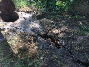 Saco de areia provocou inundação e nova descarga no rio Este