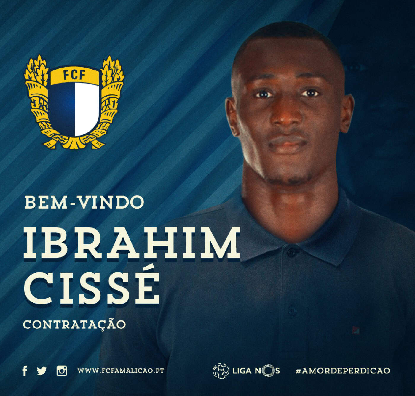 Ibrahim Cissé é reforço do FC Famalicão