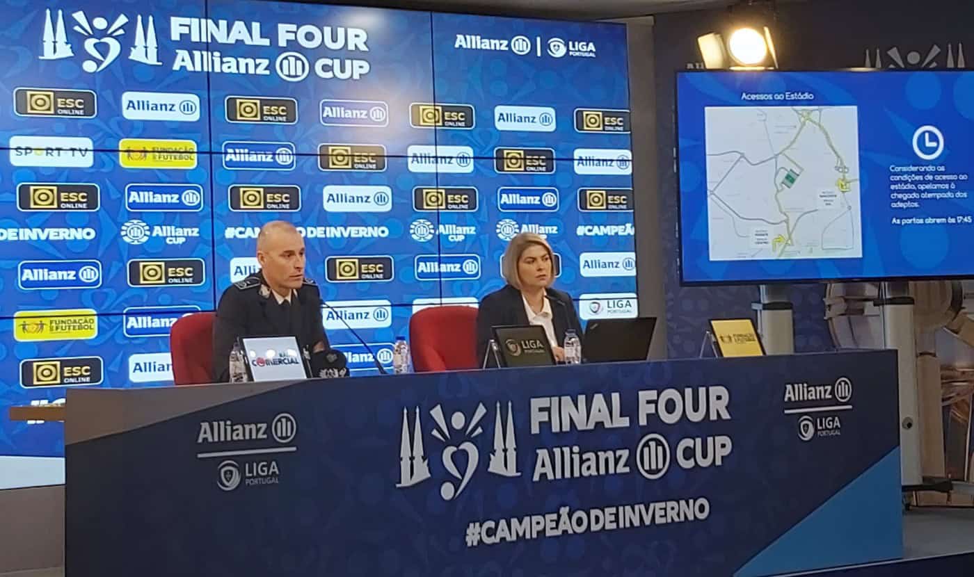 PSP atribui "risco elevado" aos jogos da Final Four da Taça da Liga