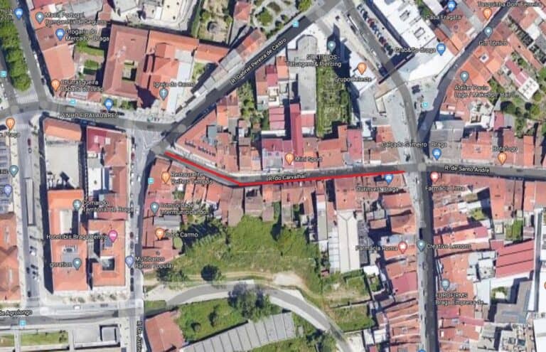 Rua do Carvalhal com trânsito condicionado de 2 a 13 de Março