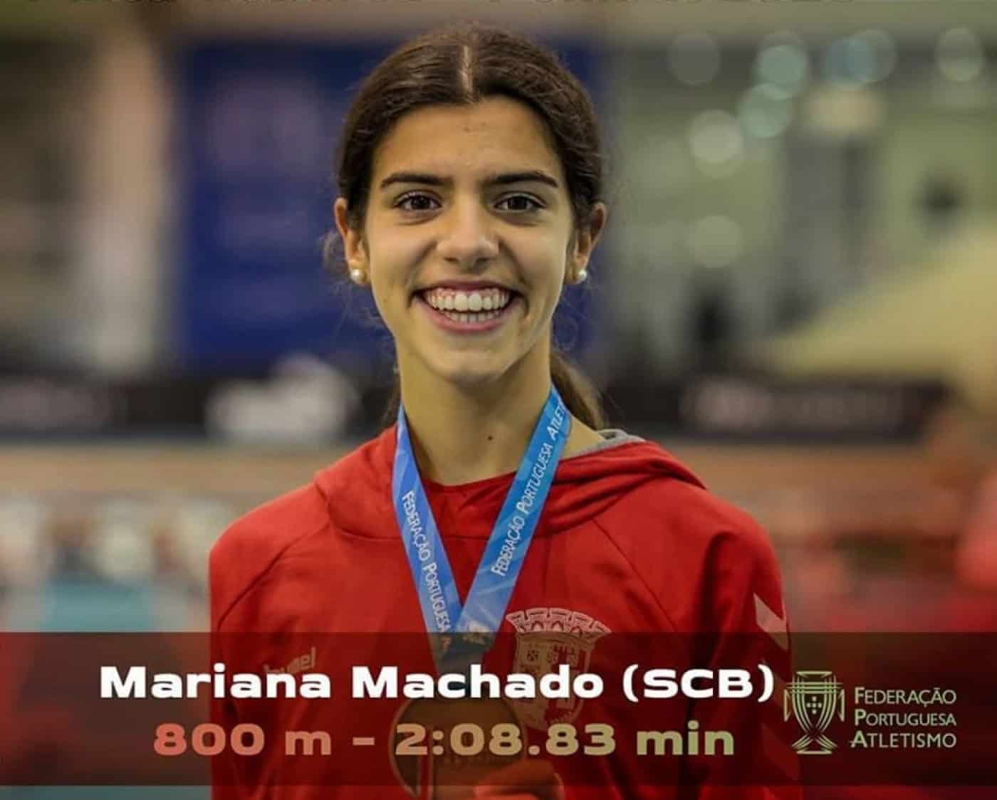 Mariana Machado campeã nacional nos 1500 metros pista coberta