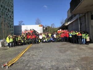 Simulacro valida segurança no campus de Azurém da UMinho