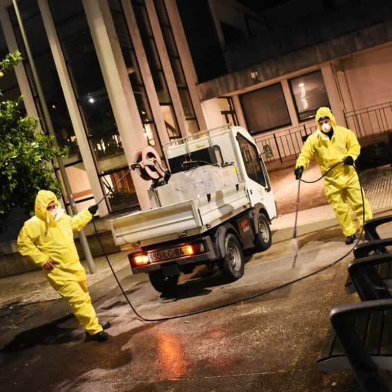 Famalicão reforça desinfecção do espaço público