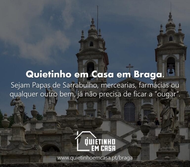 Fique “Quietinho em casa”, receba as suas compras e ajude o comércio local