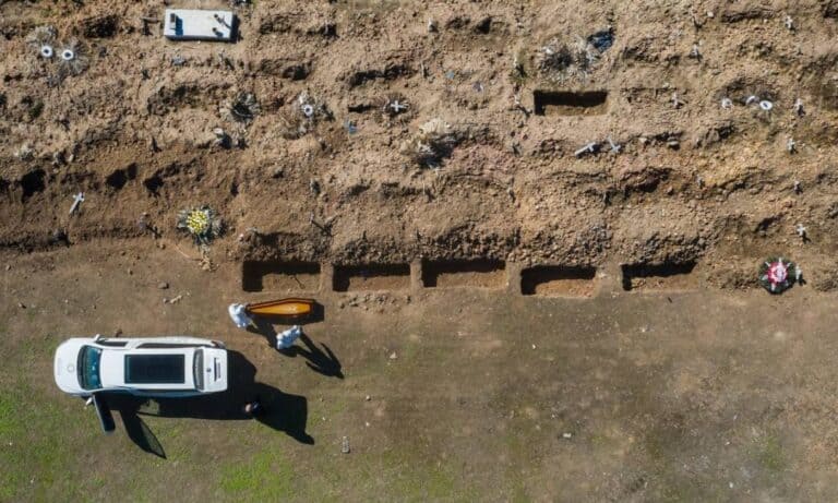 Brasil com mais de metade dos 40 mil mortos na América latina