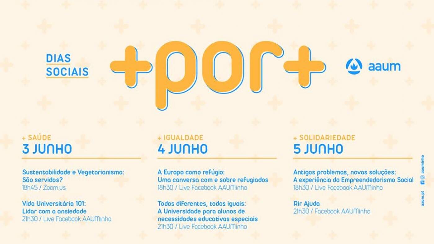 "Por +" Saúde, igualdade e solidariedade