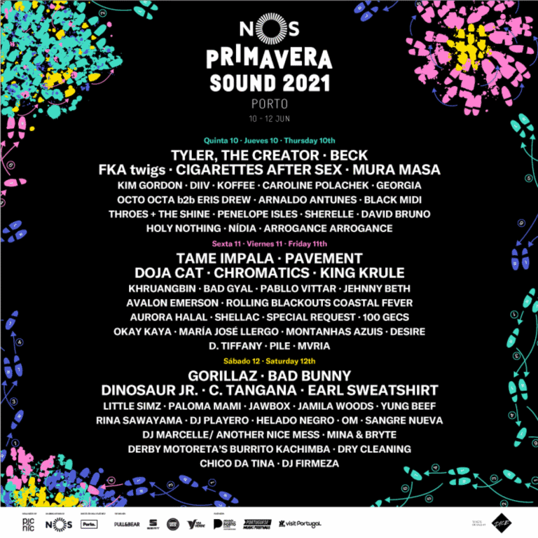Tame Impala e Gorillaz no NOS Primavera Sound 2021