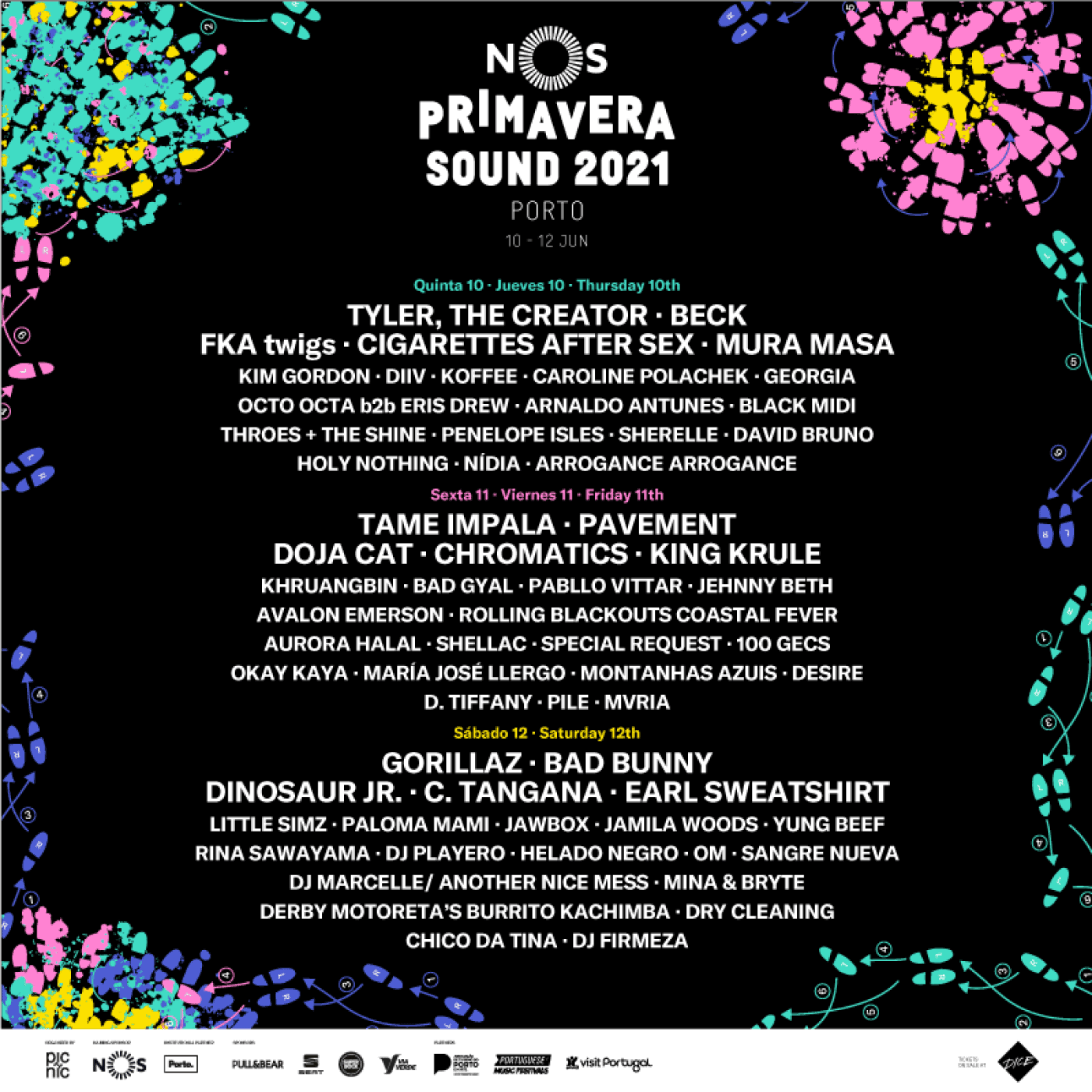 Tame Impala e Gorillaz no NOS Primavera Sound 2021