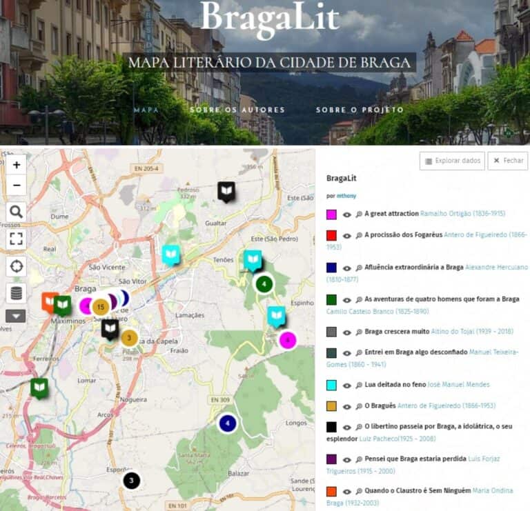 Fundação Bracara Augusta apresenta mapa literário da cidade de Braga