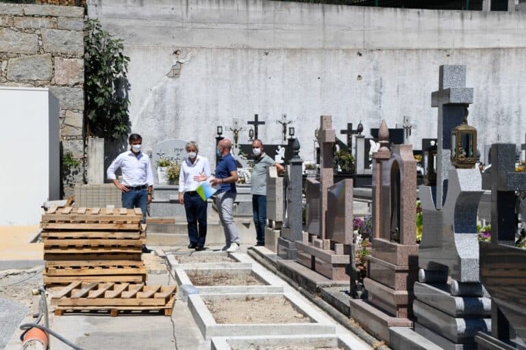 Obras de ampliação e requalificação do cemitério de Castelões concluídas em Setembro