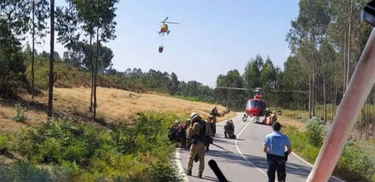 Incêndio em Lamaçães já foi extinto