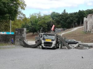 CMB esclarece: Pórtico da entrada do 1º de Maio será reposto em breve