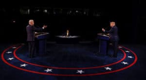 Trump e Biden estiveram frente a frente pela última vez