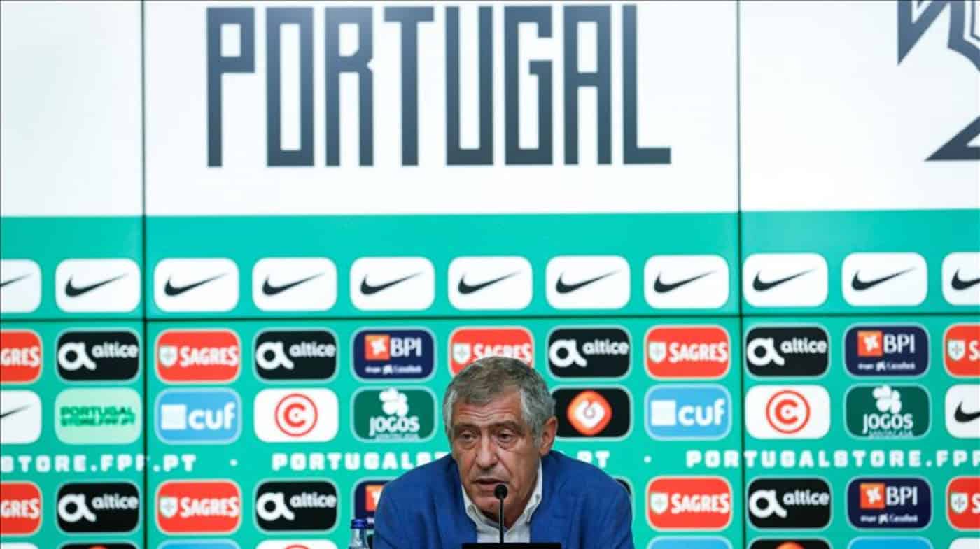 Fernando Santos anuncia hoje os convocados para os últimos três jogos de Portugal em 2020