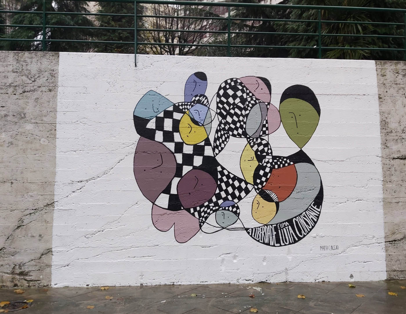 Mural para a Igualdade surge em São Vicente. “A liberdade é uma luta constante”