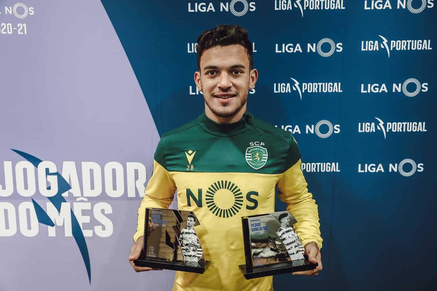Pedro Gonçalves foi o melhor jogador da Liga em Novembro