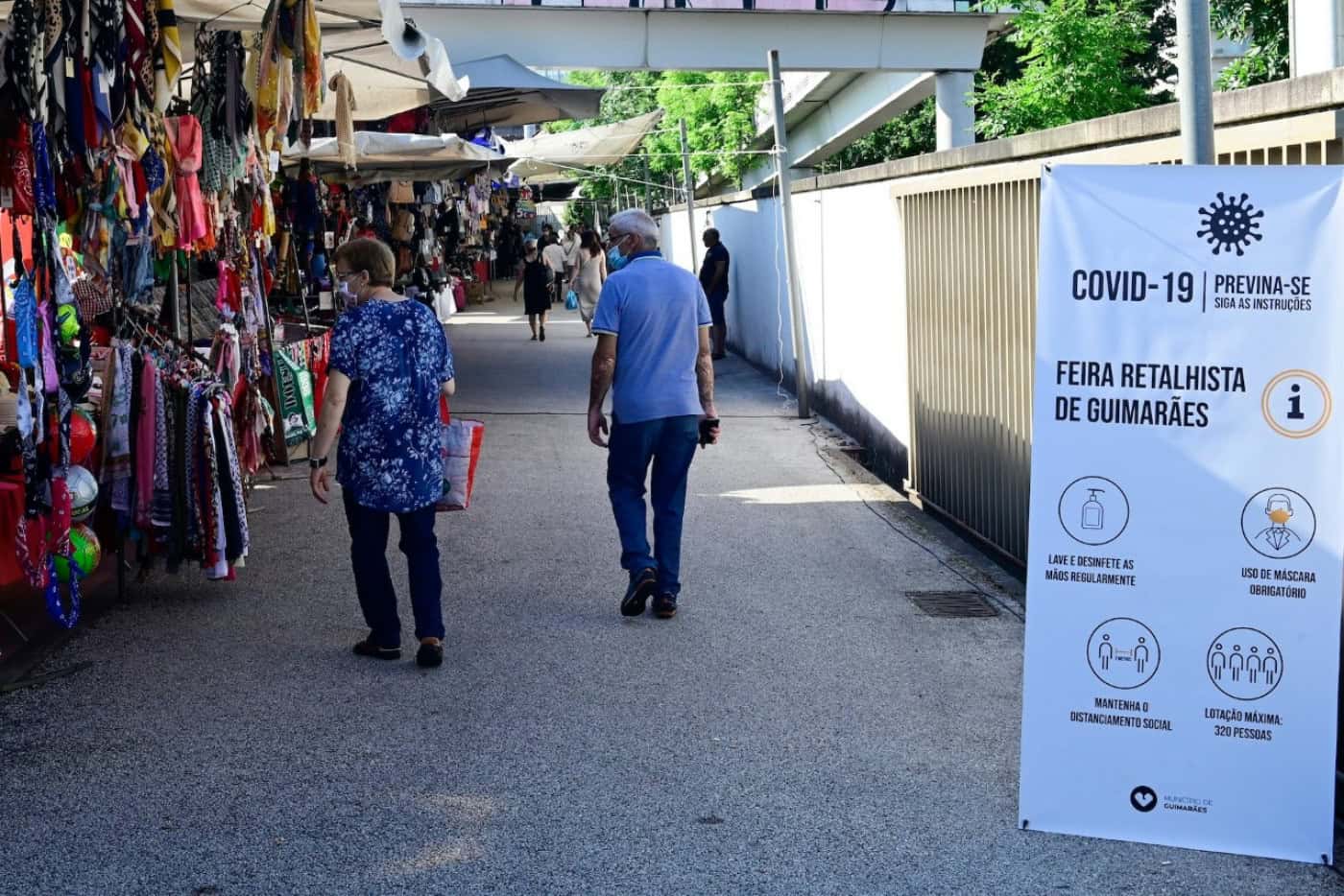 Feirantes e comerciantes isentos de taxas em Guimarães&nbsp;