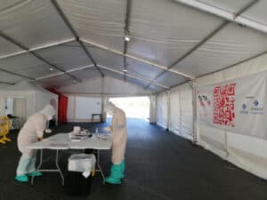 Cruz Vermelha já está a realizar testes PCR