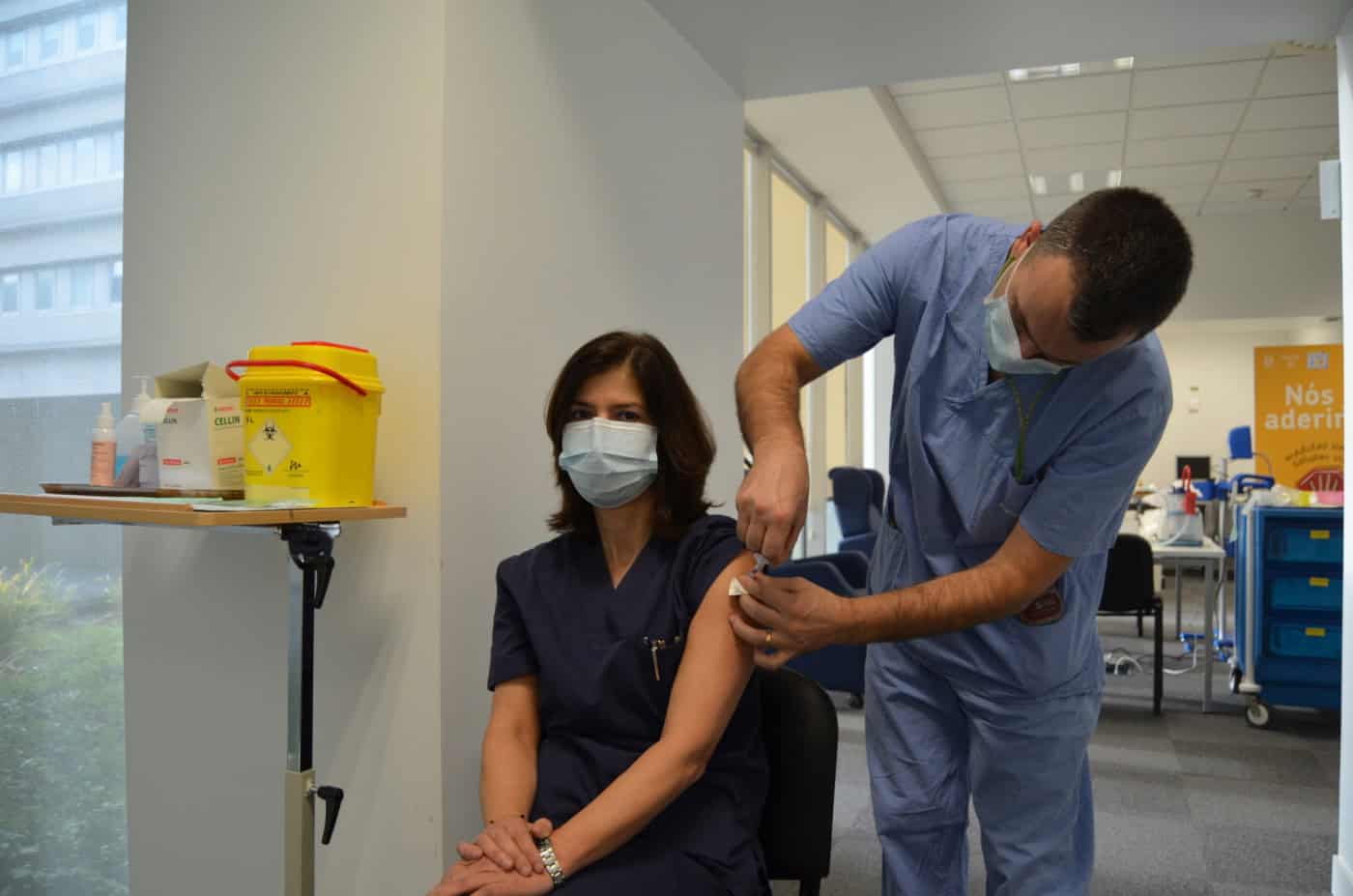 Covid-19. Hospital de Braga já está a administrar segunda dose da vacina