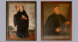Retratos de abades devolvidos ao Mosteiro de Tibães