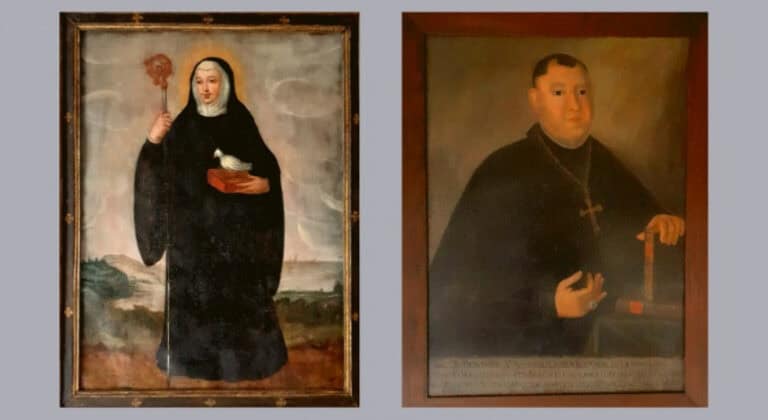 Retratos de abades devolvidos ao Mosteiro de Tibães