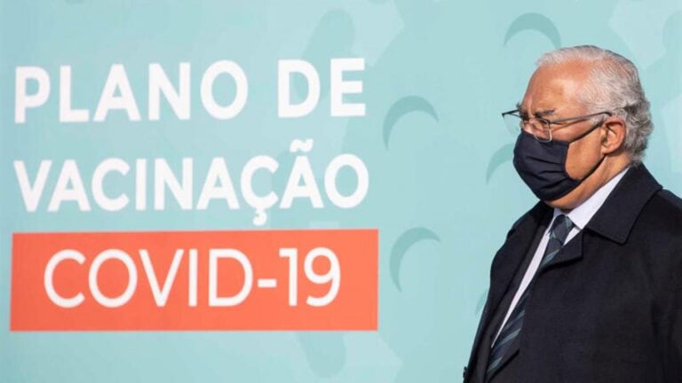 Primeiro-ministro define objetivo de vacinar 1,4 milhões de portugueses até abril