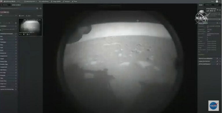 "Aterragem bem sucedida! Perseverance em segurança em Marte!"