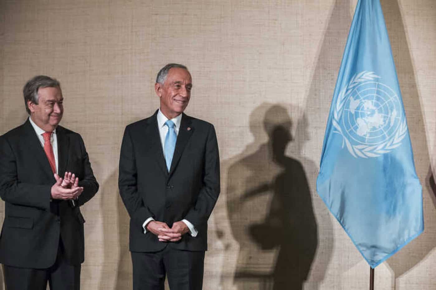 Marcelo falou com Guterres e transmitiu-lhe "caloroso apoio" a novo mandato na ONU