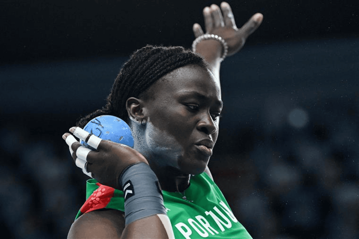 Auriol Dongmo campeã do lançamento do peso nos Europeus de Atletismo