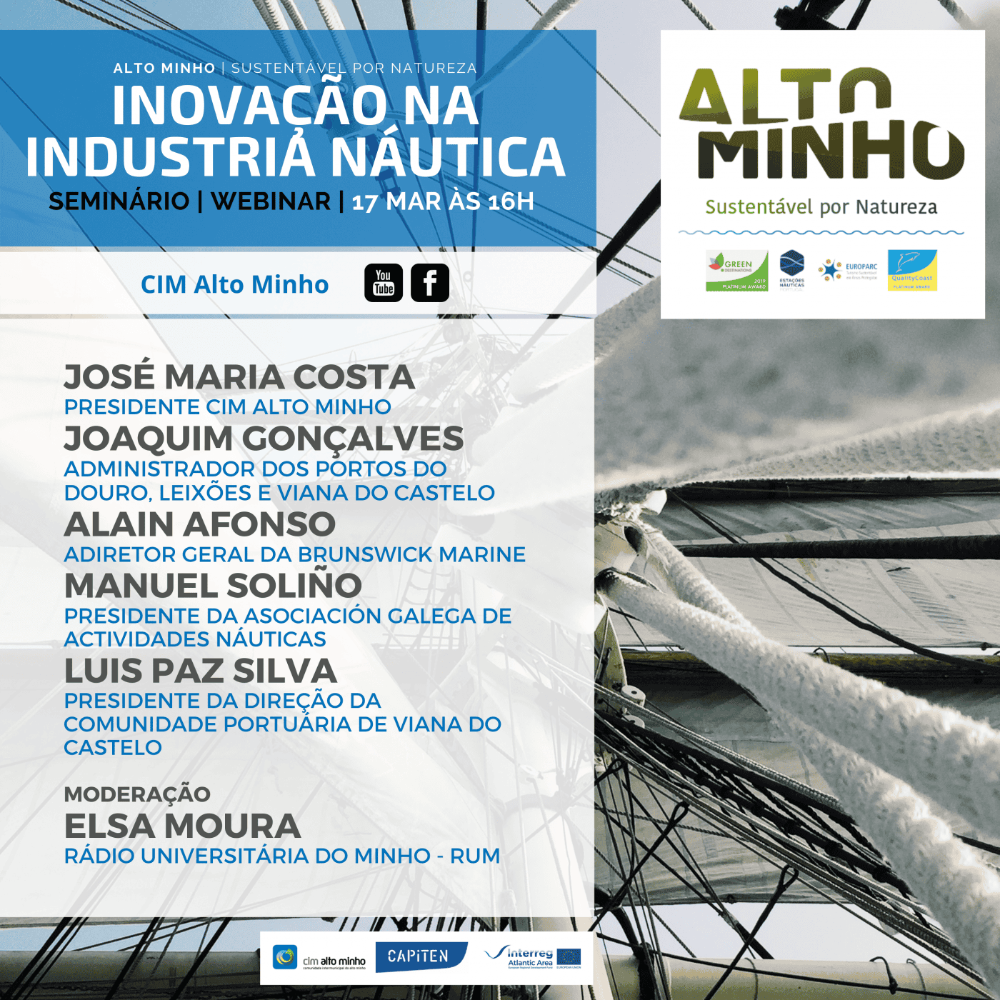 CIM Alto Minho organiza webinar dedicado à inovação na indústria náutica
