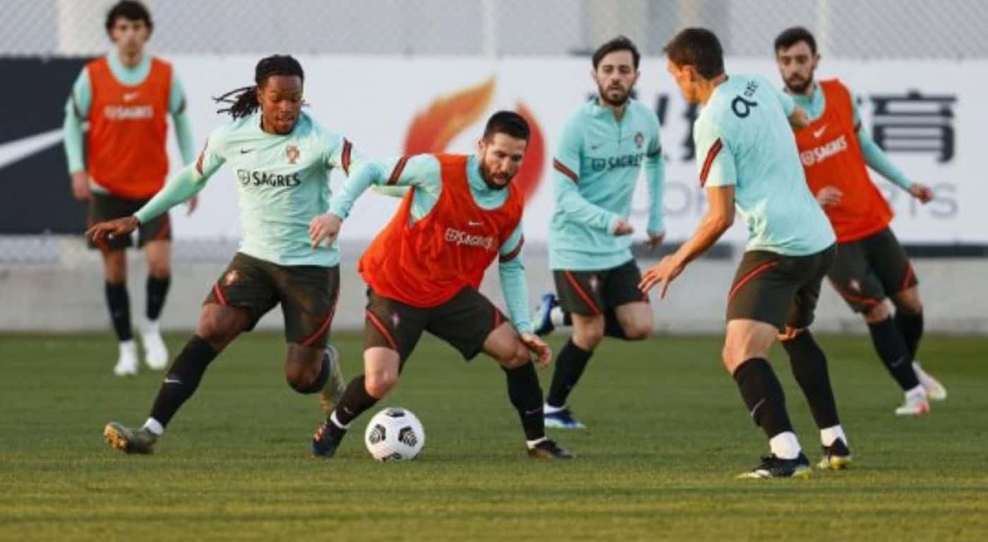 Portugal realizou primeiro treino em Turim