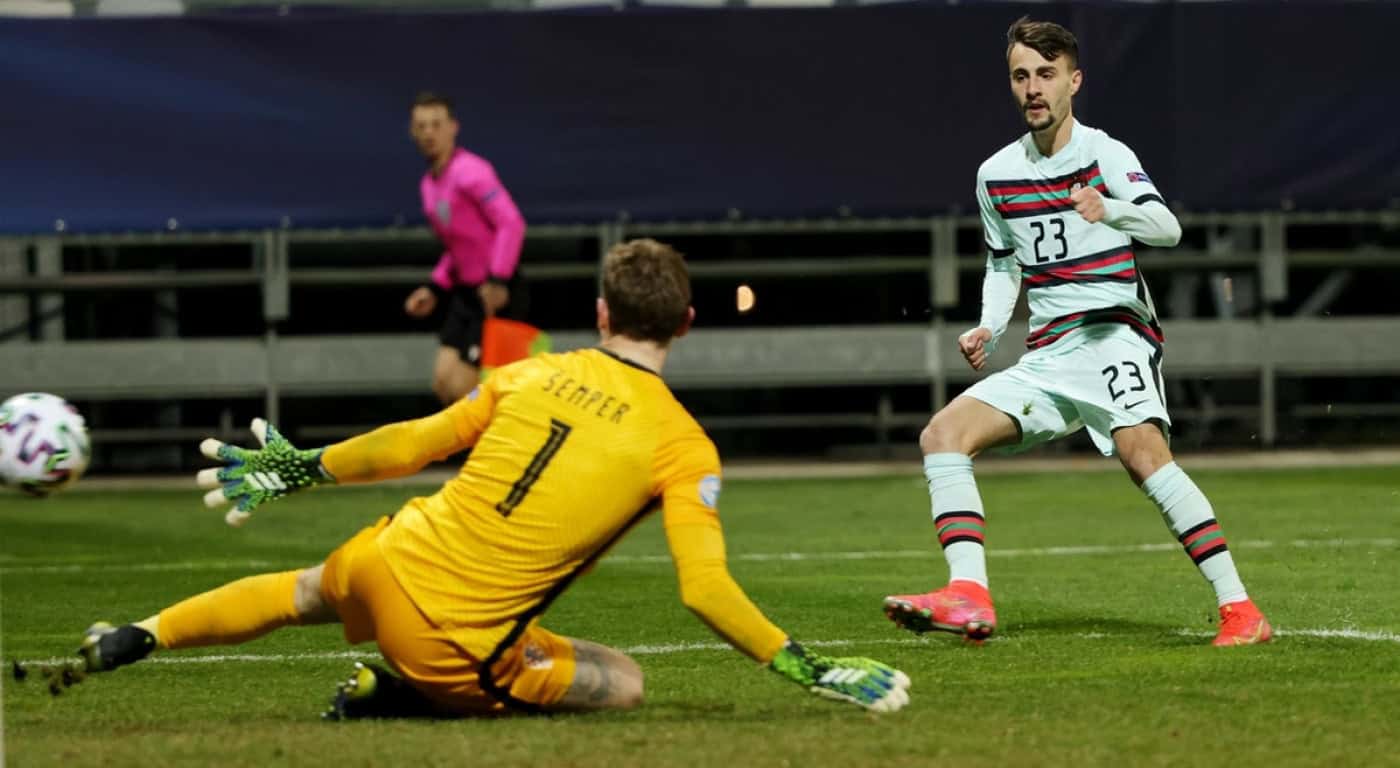 Portugal entra a ganhar no Europeu sub-21, Inglaterra e França perdem