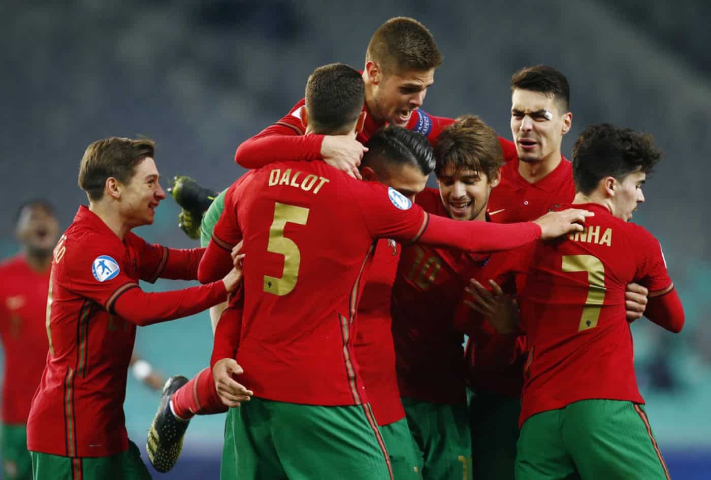 Portugal vence Inglaterra no Europeu de sub-21 e está perto dos quartos