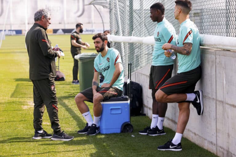 Portugal realiza derradeiro treino antes do jogo no Luxemburgo