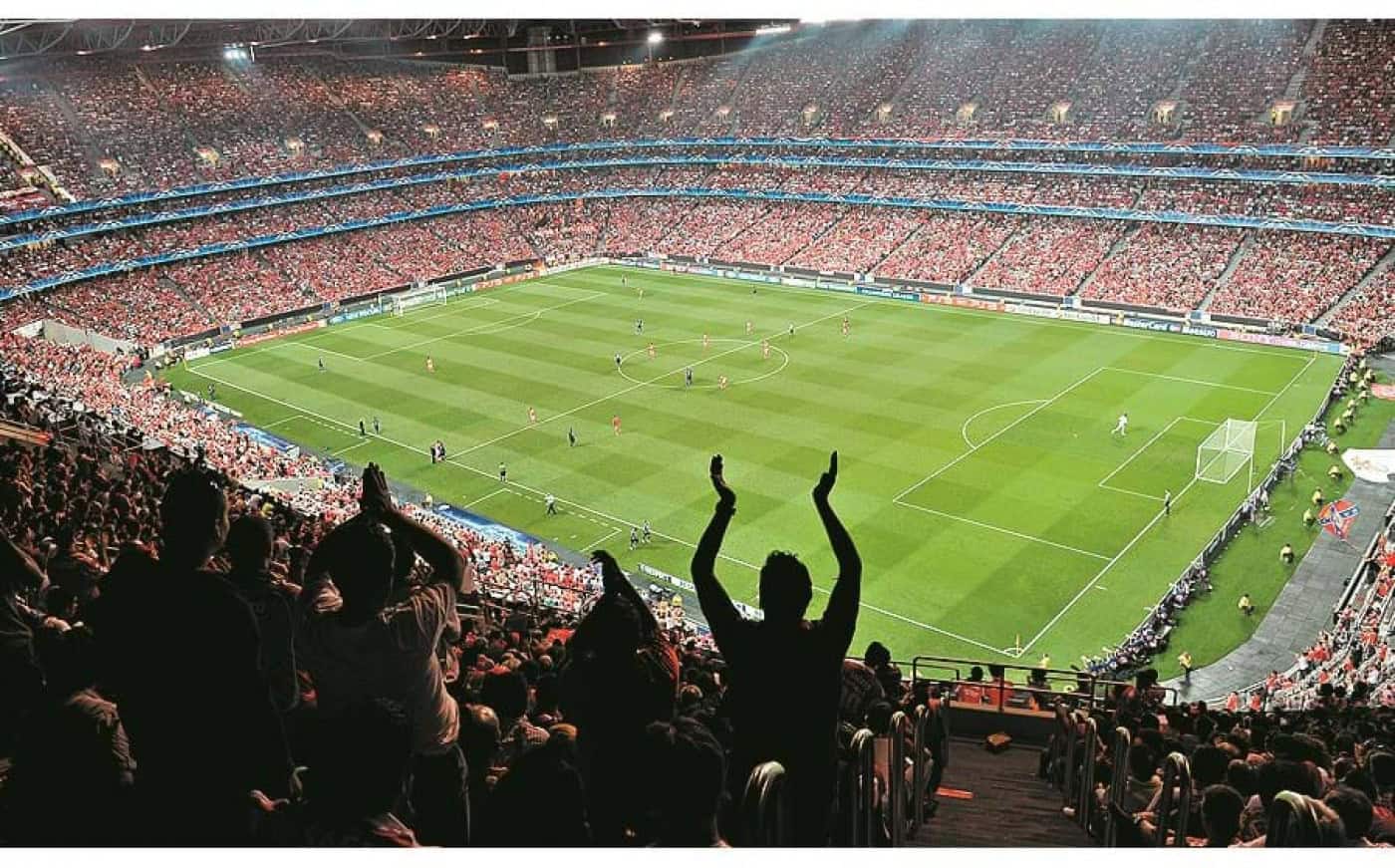 Jogo entre seleções de Portugal e Espanha com 15 mil espetadores no estádio&nbsp;