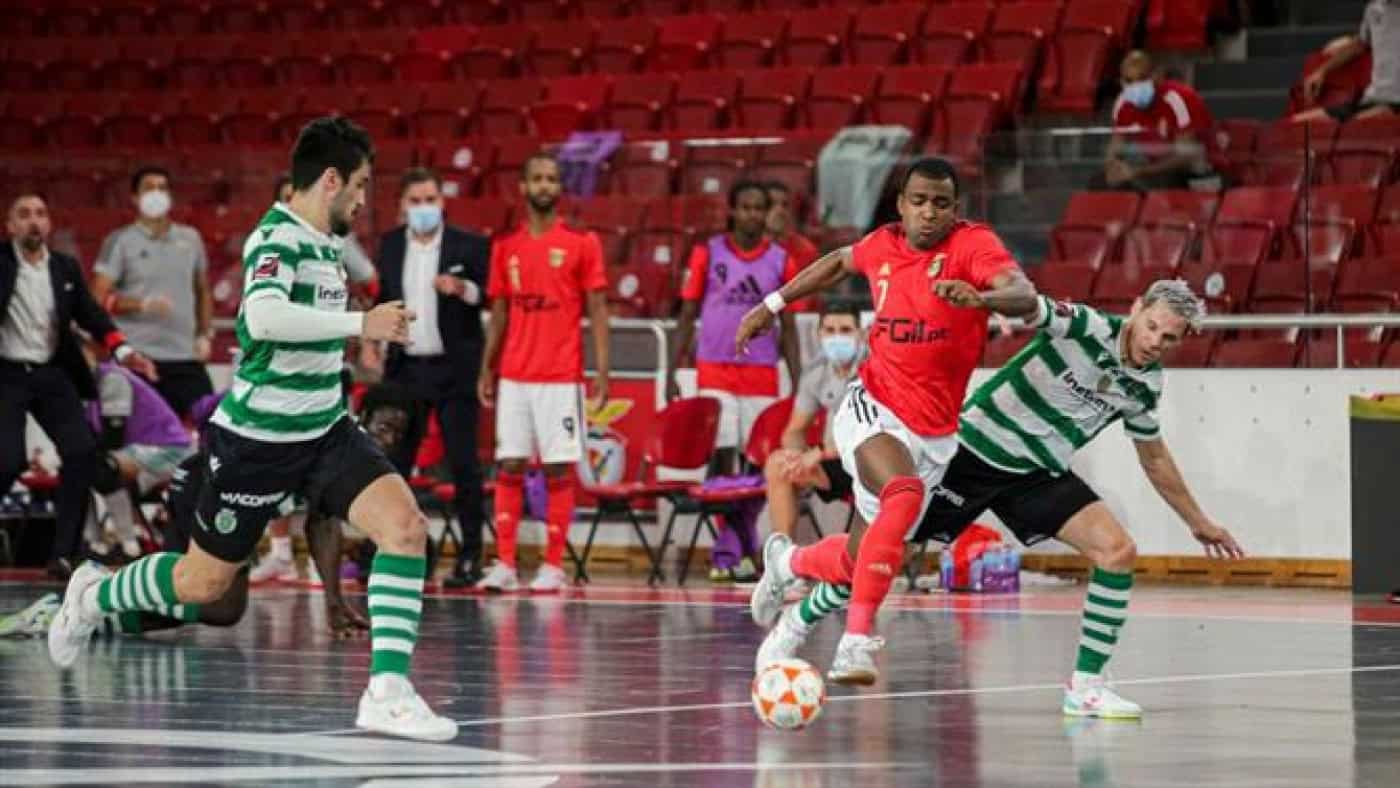 Sporting vence na Luz e sagra-se campeão português de futsal