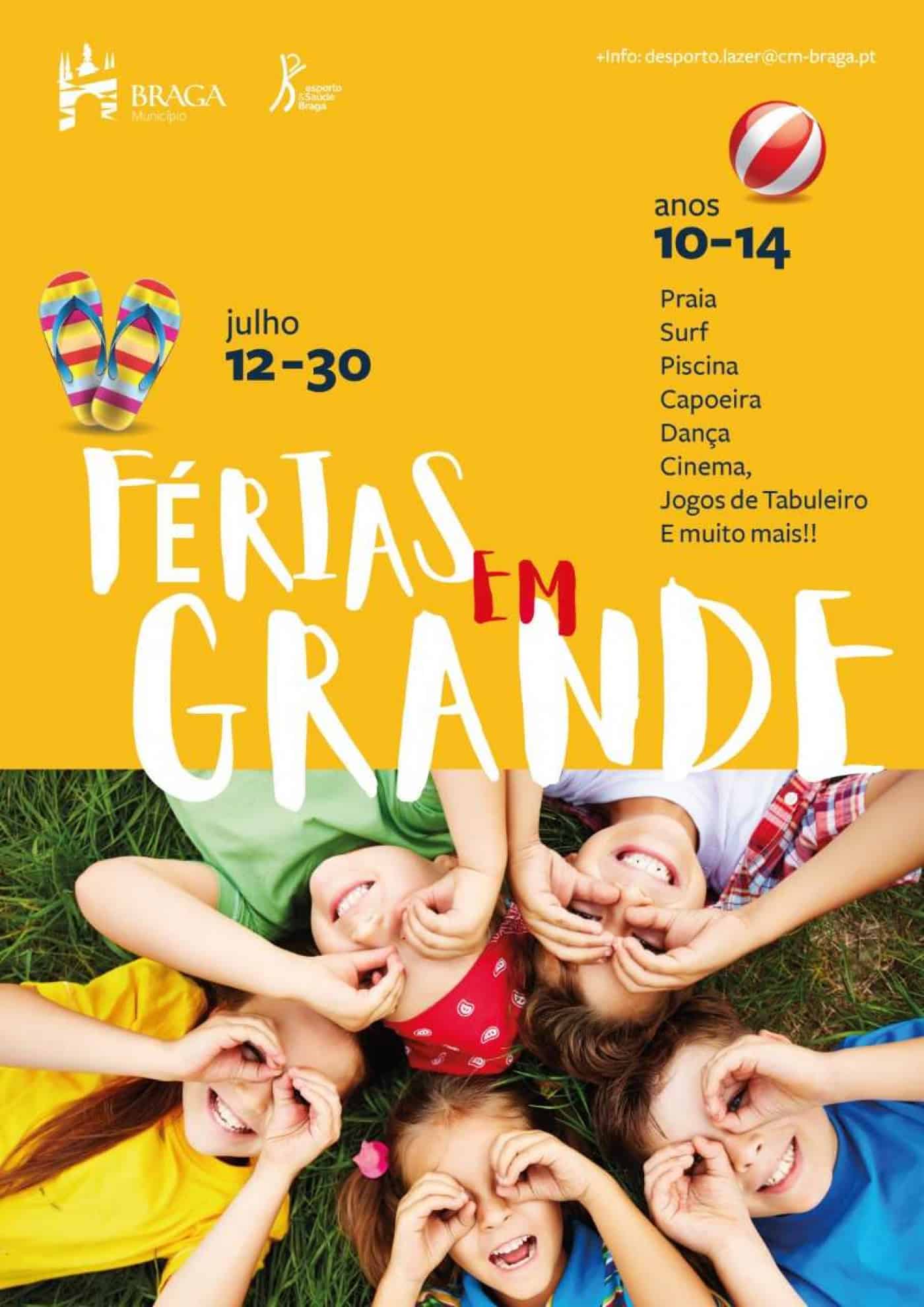 Crianças e jovens bracarenses podem ter "férias em grande" de 12 a 30 de julho