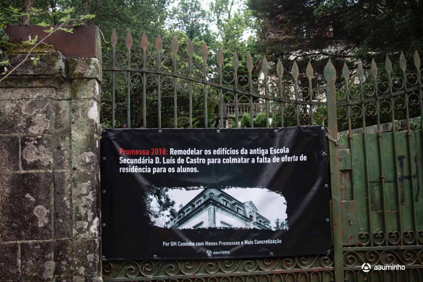 AAUMinho acusa Manuel Heitor de "esquecer" promessa de novas residências