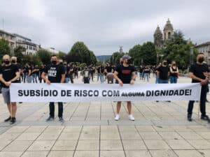 "Com uma mão cheia de nada" polícias de Braga ponderam endurecer formas de luta