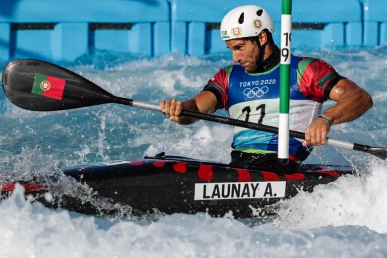 Português Antoine Launay nas meias-finais de canoagem slalom&nbsp;