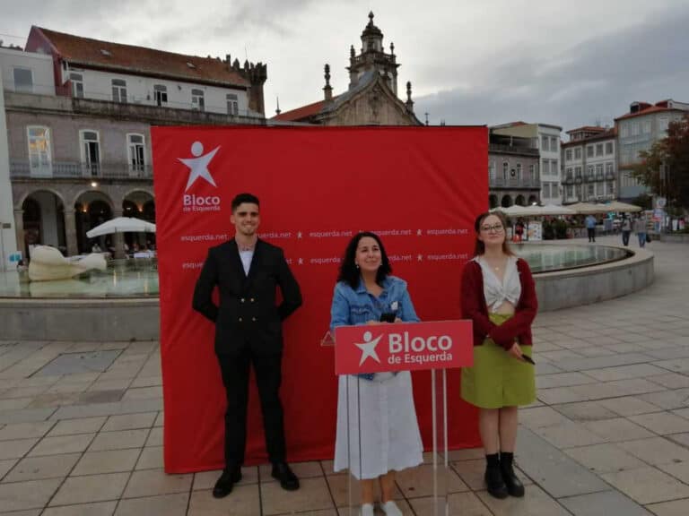 Teresa Amorim e Pedro Dias são mandatários da Juventude do BE em Braga
