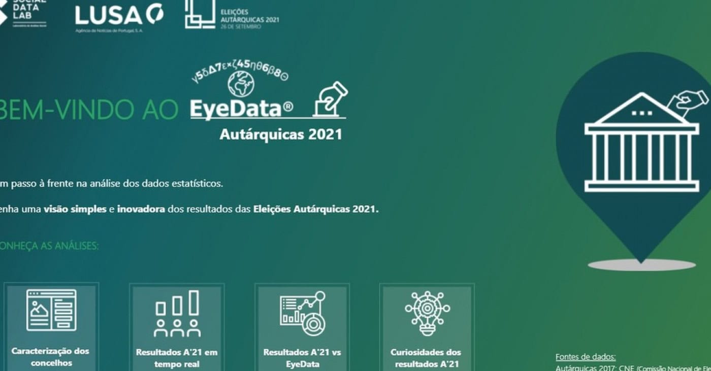 Autárquicas: Lusa e Social Data Lab lançaram hoje 'site' dedicado às eleições