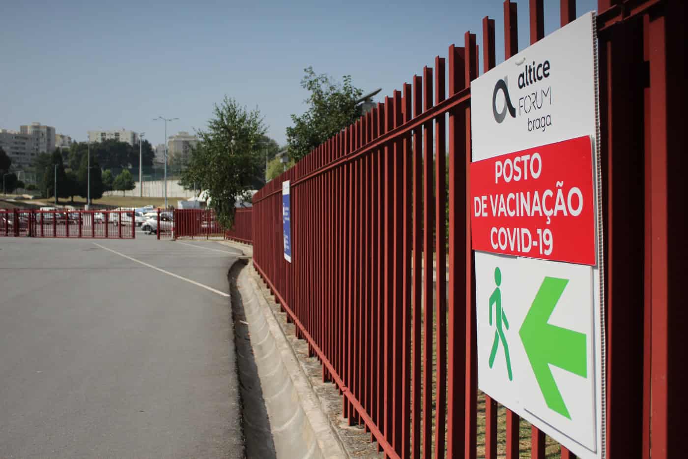 Centro de vacinação de Braga será desmantelado até ao fim de setembro