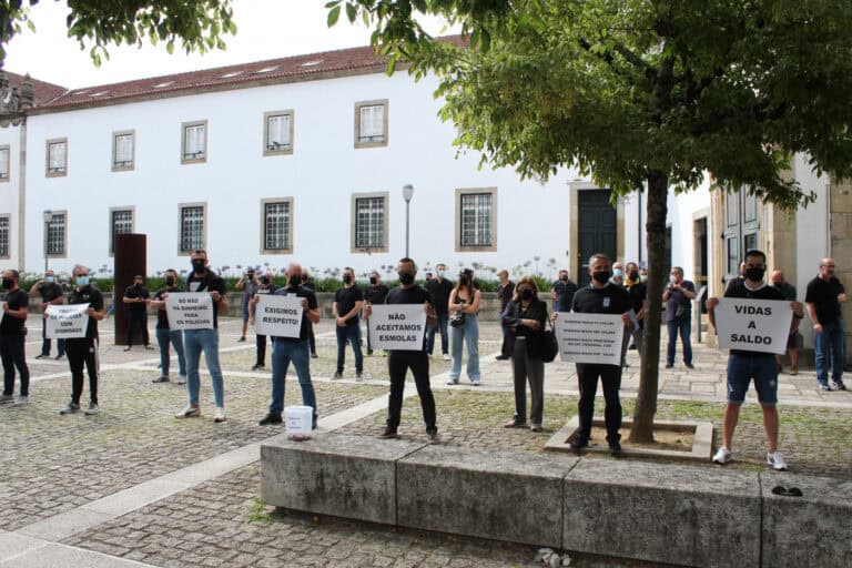 Polícias de Braga não aceitam subsídio de risco de 100€ e avançam com novas ações de luta