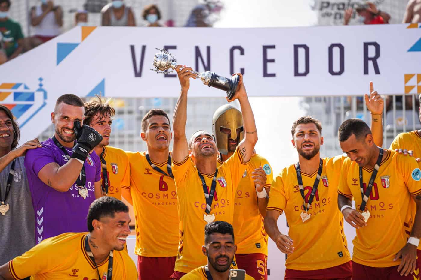 SC Braga conquista Taça de Portugal de futebol de praia pela 2.ª vez consecutiva