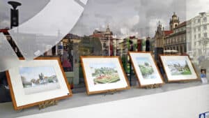 “Braga em Aguarelas” em exposição no Posto de Turismo de Braga