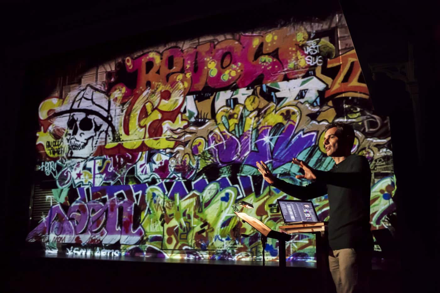 História do graffiti em espetáculo no palco do Gnration