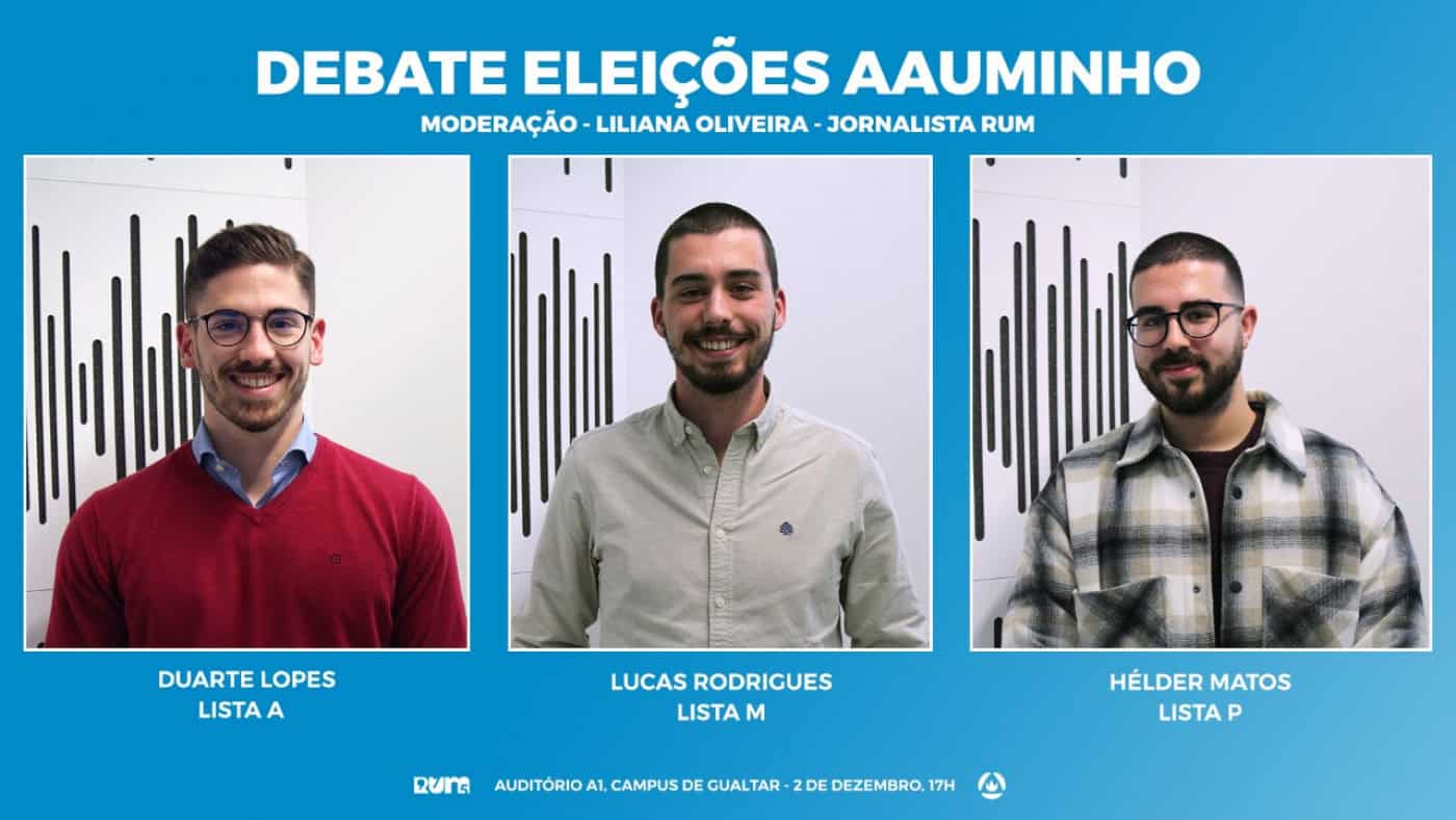 RUM promove debate entre os candidatos à direção da AAUMinho