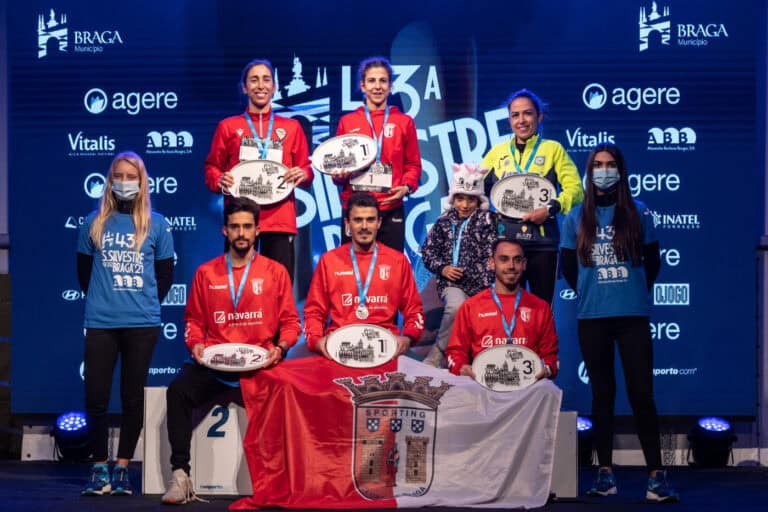 Vanessa Carvalho e Francisco Rodrigues ganham São Silvestre de Braga