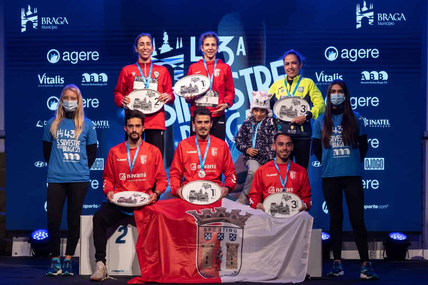 Vanessa Carvalho e Francisco Rodrigues ganham São Silvestre de Braga